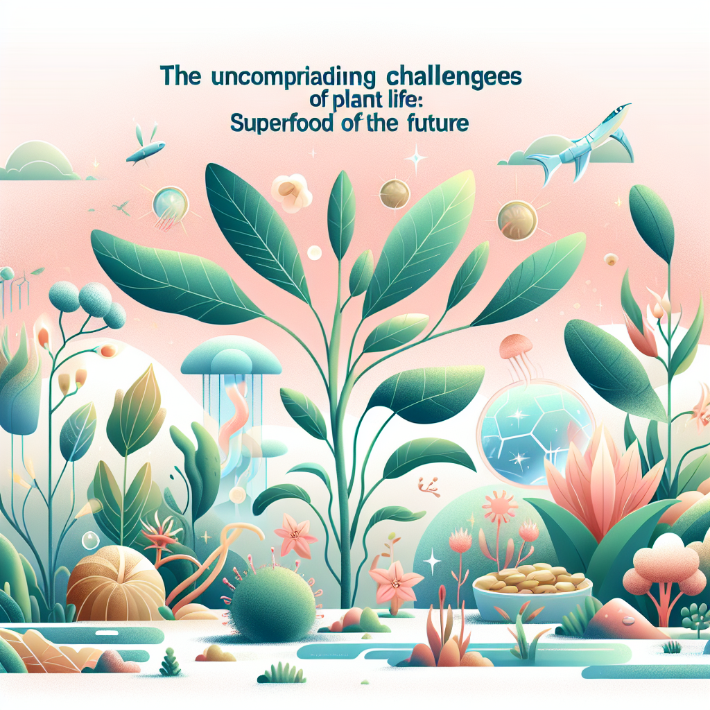 טעימת העתיד: סופרפוד המתמודד עם אתגרים בלתי ניתנים לשם- הצומח הבלתי מתפשר.