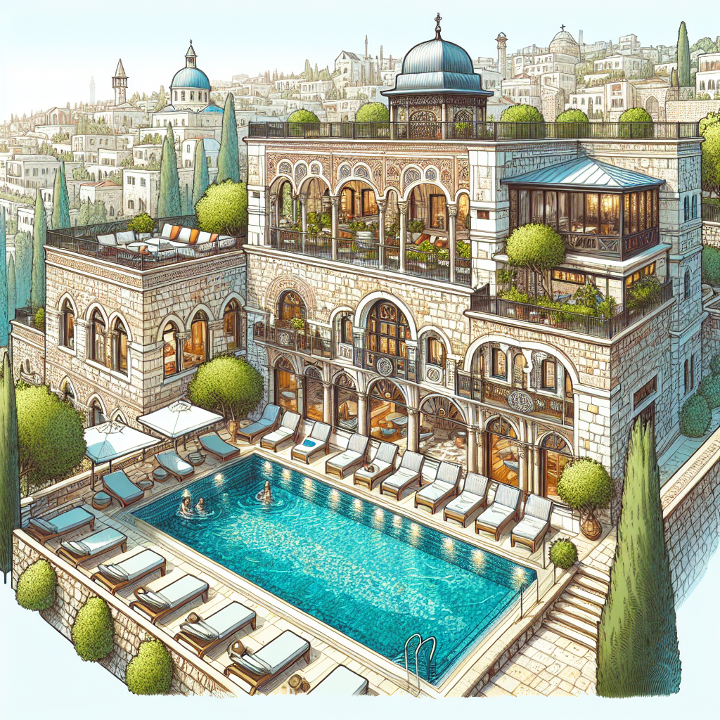 מלון יוקרתי בירושלים עם בריכה פרטית