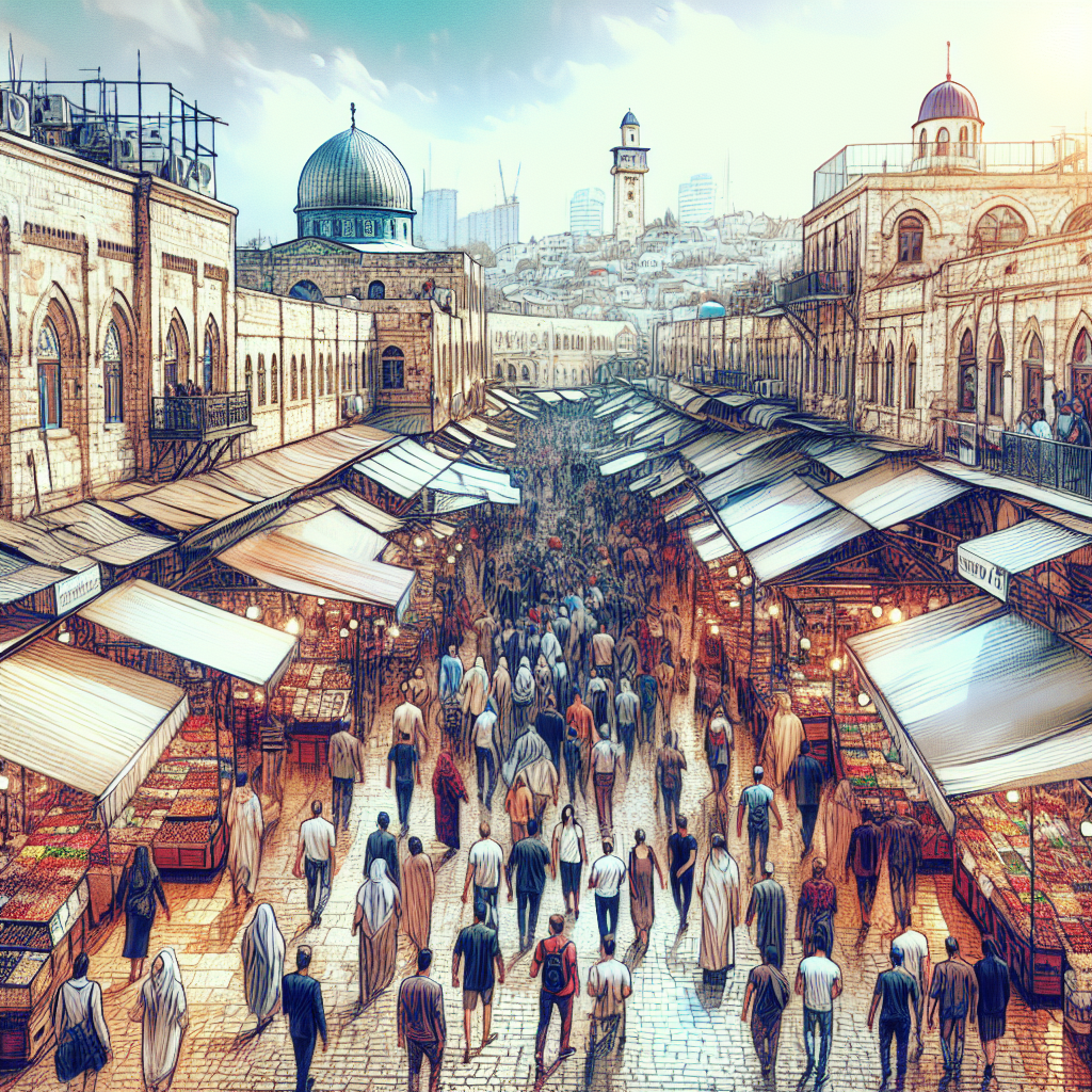 בירושלים עם נוף משגע לשוק מחנה יהודה