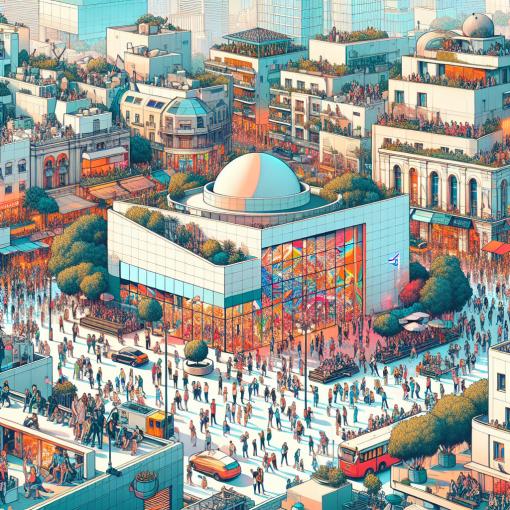 במה מרהיבה בתל אביב: האמנות שפורצת גבולות
