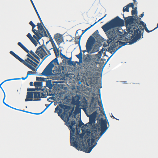 1. מפה של דובאי המדגישה אזורים של פיתוח נדל"ן מרכזי.