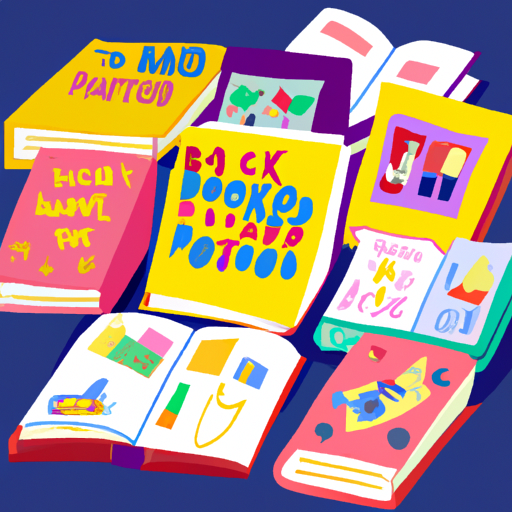 ערימה של ספרי ילדים צבעוניים עם איורים מרתקים